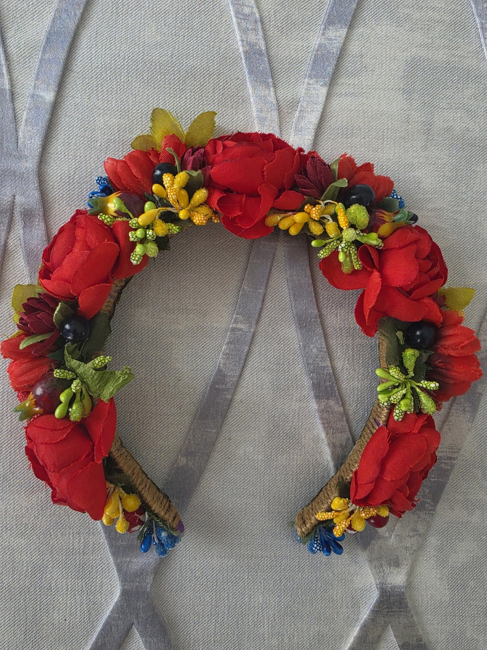 Ukrainian flower crown (vinok) headband, New